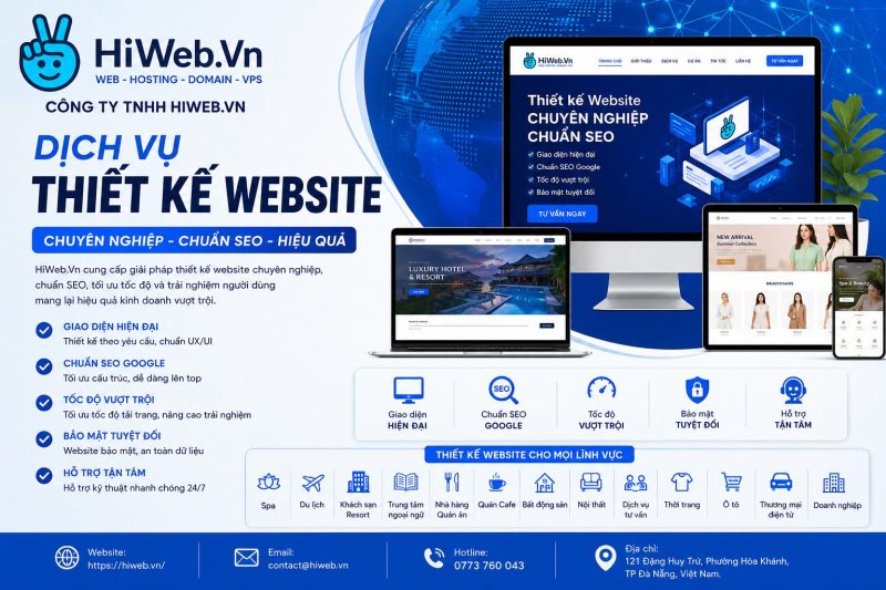 Thiết Kế Website Phú Yên Chuẩn SEO | HiWeb.vn Dịch Vụ Thiết Kế Website Phú Yên Nào Phù Hợp Với Bạn?