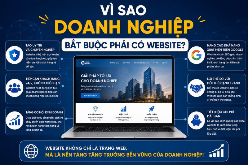 Thiết Kế Website Vĩnh Phúc Chuẩn SEO, Uy Tín Tại Sao Doanh Nghiệp Vĩnh Phúc Cần Website Chuyên Nghiệp?